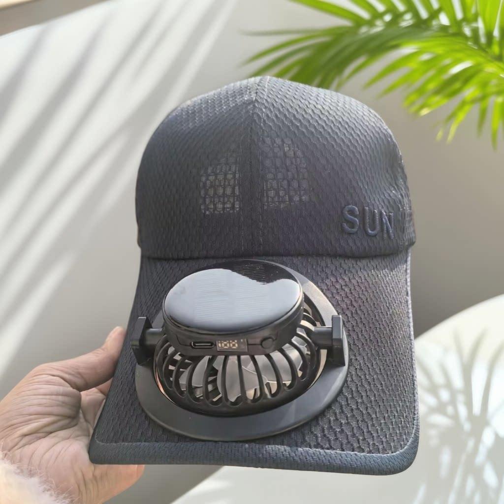 USB-oppladbar kjølende baseballcaps; enkel å lade og gir konstant viftefunksjon for sport og fritid.