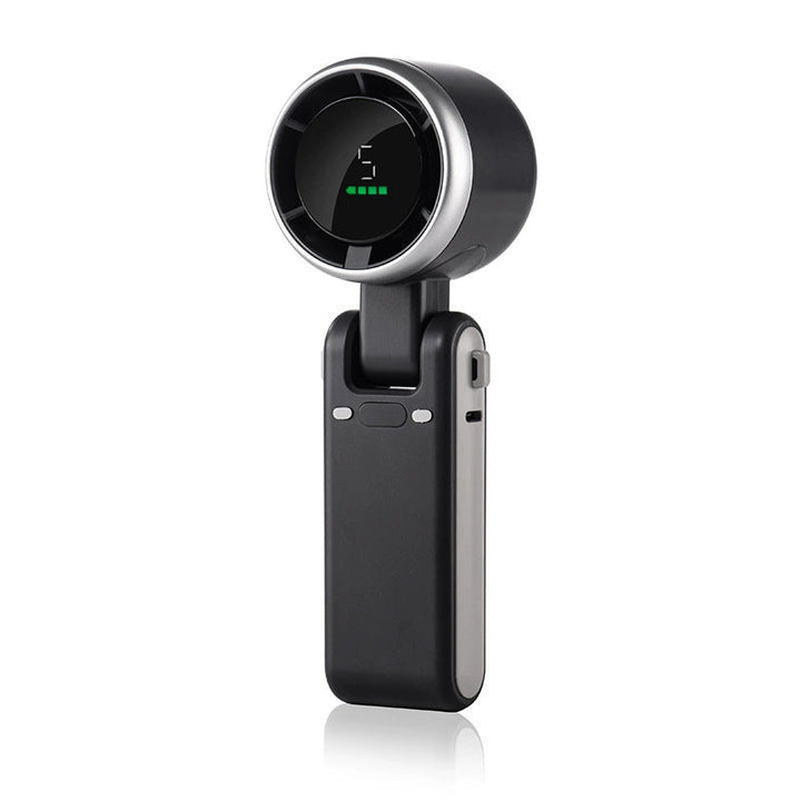 Kompakt bærbar USB-vifte til dame. Elegant design gir frisk luft og effektiv kjøling på kontoret eller reisen.