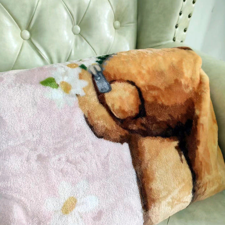 Mykt mikrofiberteppe for dame, perfekt til sofaen. Gir ultimat komfort og varme til hjemmet ditt.