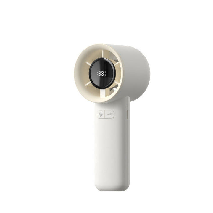 Kompakt USB mini vifte i nordisk design for bærbar kjøling. Ideell sommerutstyr for kontor eller utendørs.