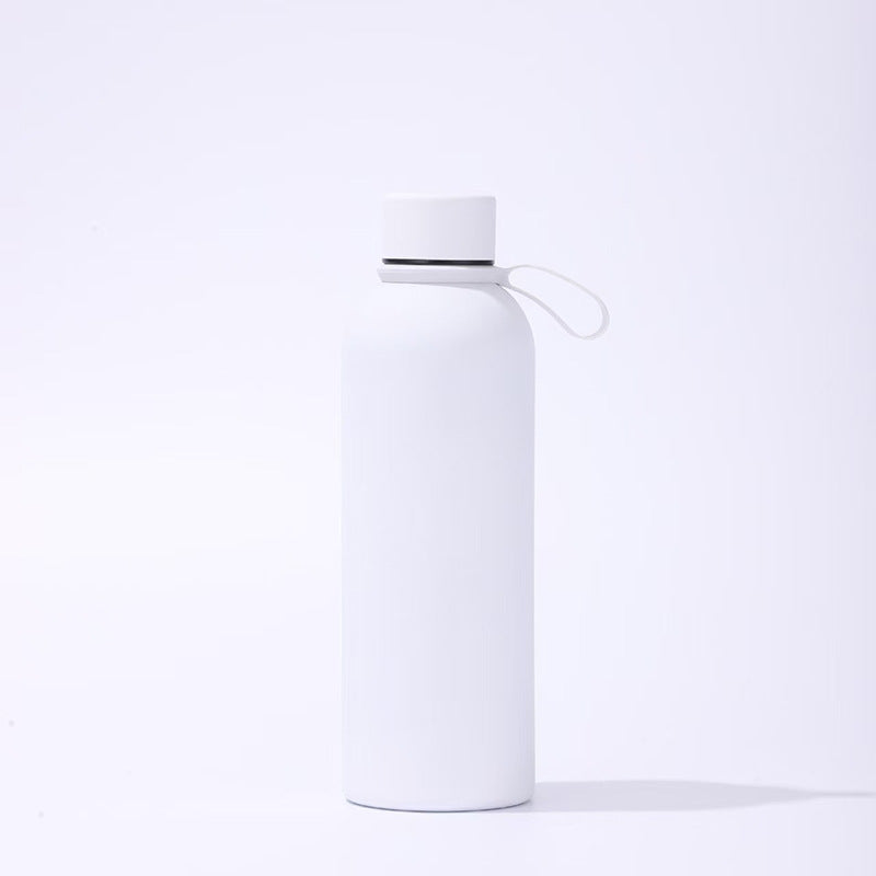 Lekkasjesikker silikonflaske (500ml) for damer. BPA-fri og ergonomisk isoleringsflaske.