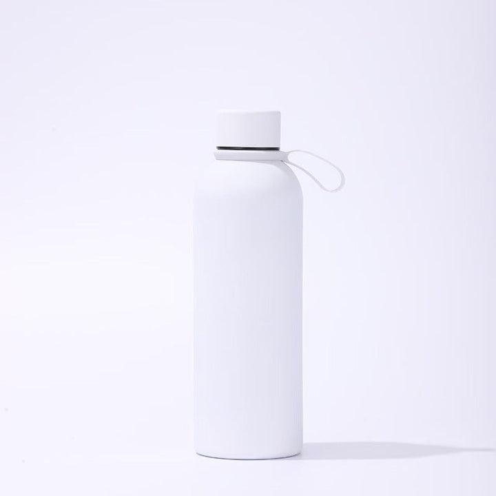 Lekkasjesikker silikonflaske (500ml) for damer. BPA-fri og ergonomisk isoleringsflaske.