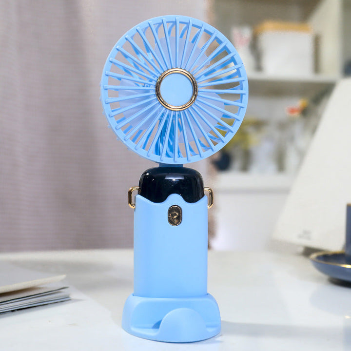 Få personlig kjøling med denne bærbare håndholdte USB-viften. Fleksibel vinkel, perfekt for sommer, reise, kontor.