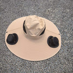 15 cm Ekstra-bred brem Dobbel ventil Solid Khaki