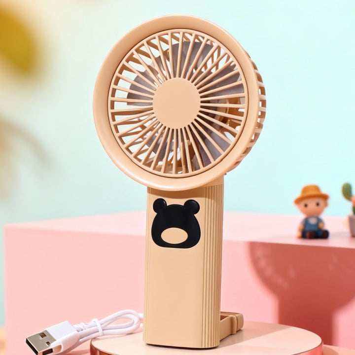 Ergonomisk håndvifte med flere dyremotivvalg. Enkel å ta med, gir personlig avkjøling i sommer. USB-drevet.