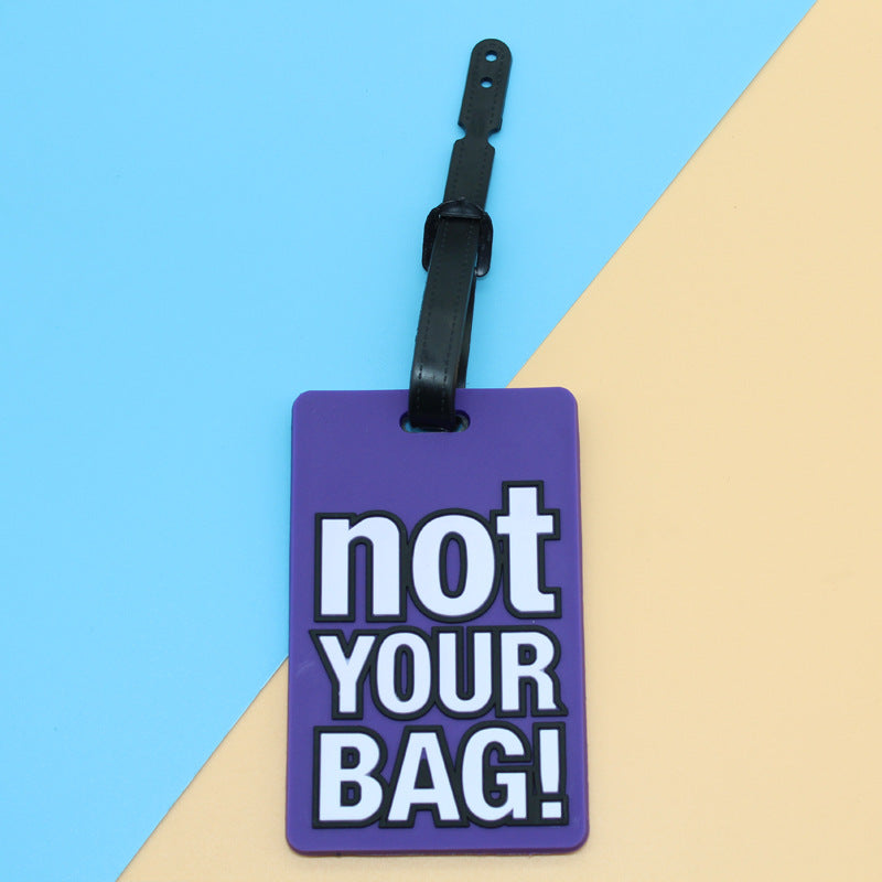 Solid unisex bagasjelapp. Viktig tilbehør for å identifisere din personlige koffert raskt på tur.