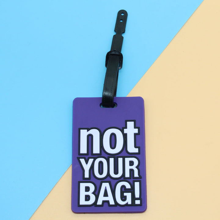 Solid unisex bagasjelapp. Viktig tilbehør for å identifisere din personlige koffert raskt på tur.