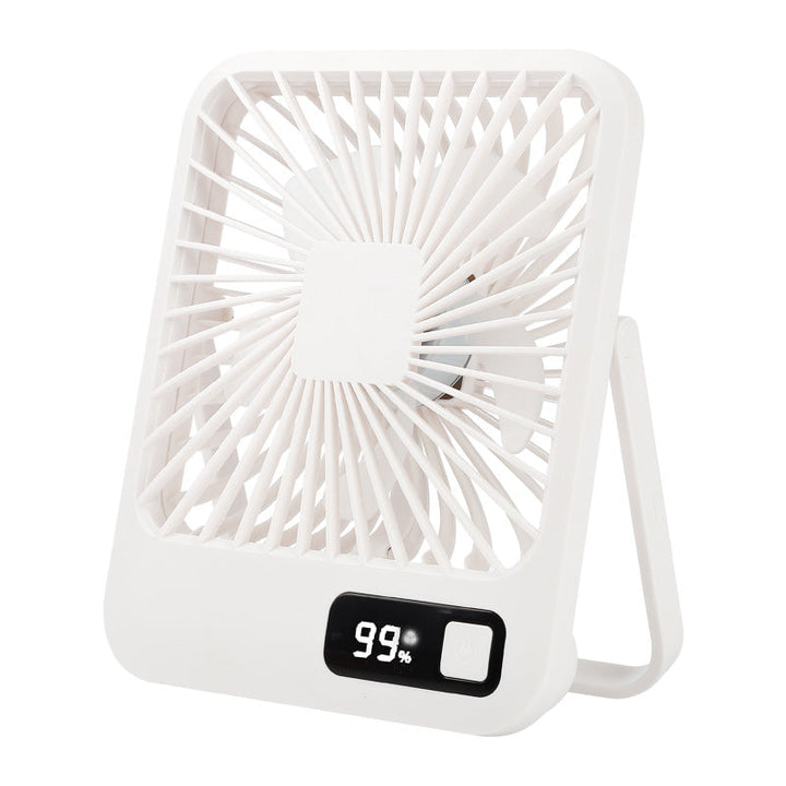 Allsidig oppladbar minivifte for sommeren. Perfekt for skrivebord, hjemmebruk eller å ta med på reise.