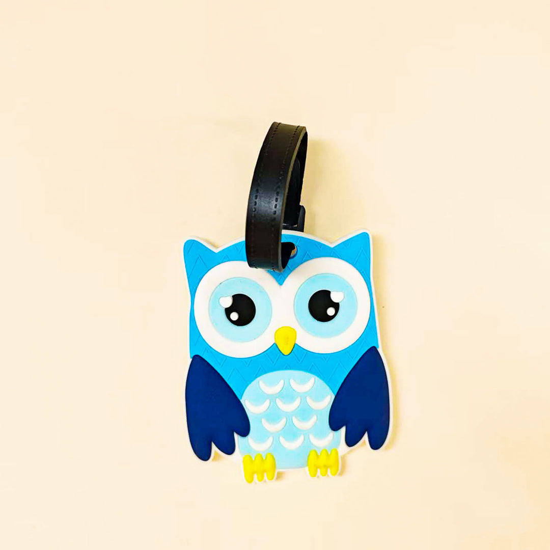 Sikker bagasjetag med lekent ugle-motiv. Gi din koffert personlig stil og lett gjenkjennelse.