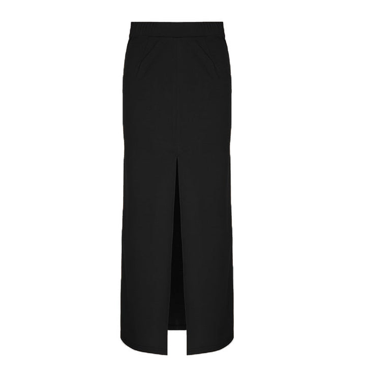 Elegant festskjørt for kvinner, flowy maxi skjørt med sexy splitt, fremhever silhuetten vakkert.