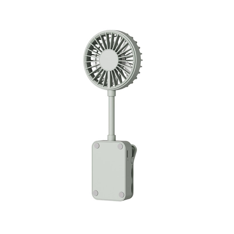 Kraftig og stille USB minivifte med klemfeste. Optimal for kontor, hjemme eller utendørs for behagelig kjøling.