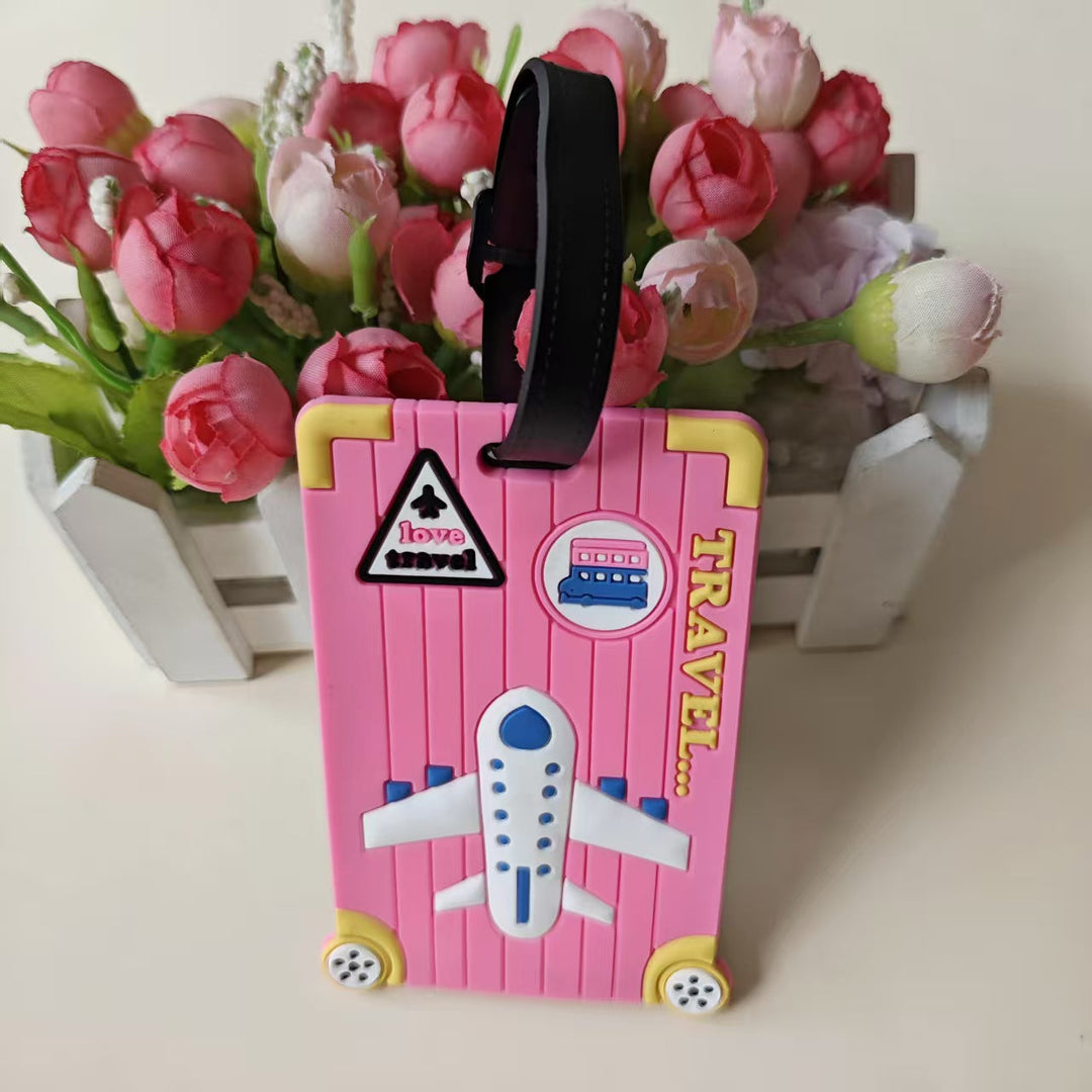Praktisk og fargerik silikon bagasjelapp, den perfekte reisegave for å enkelt finne din bagasje.