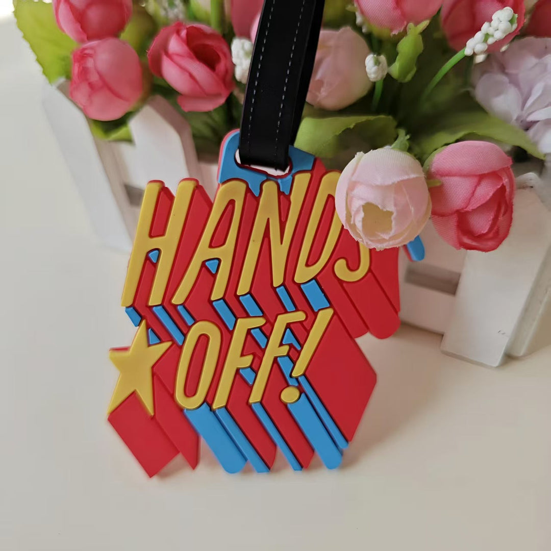 Unisex silikon bagasjelapp for koffert og sekk. Trygg og enkel bagasjeidentifisering for alle reisende.