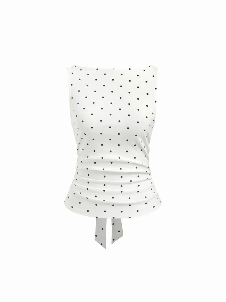 Damers elegante rullekrage topp med belte, rynker og lange ermer. Ideell for fest og hverdag.