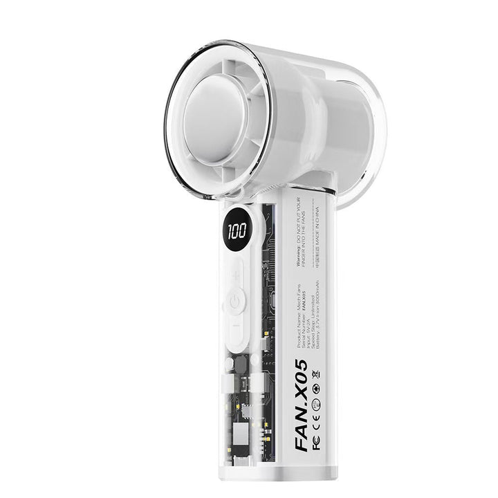 Liten, effektiv håndvifte som gir frisk avkjøling. Perfekt sommergadget for personlig komfort når du er ute.