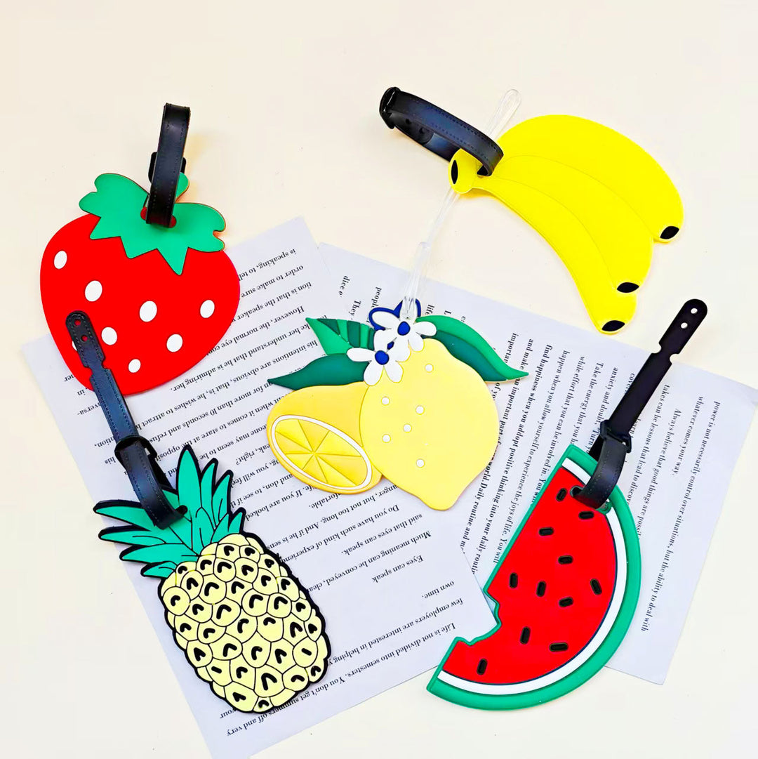 Fargerikt sitrusbokmerke i plast, et kreativt lesetilbehør for bokelskere og studenter.