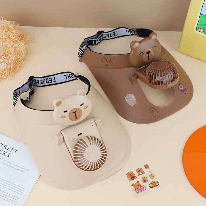 Kvinner bærbar minivifte med søt panda design. Oppladbar USB håndvifte for effektiv kjøling overalt.