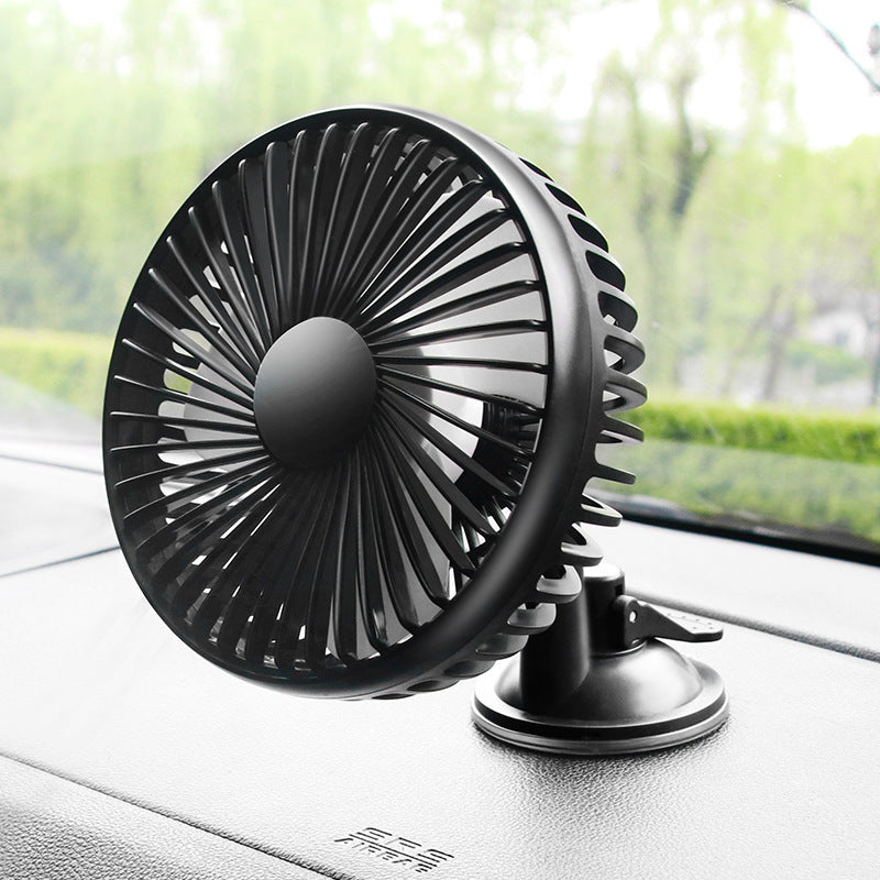 Energieffektiv 12V dobbel bilvifte. Gir frisk luft og komfort under kjøring. Stille drift.