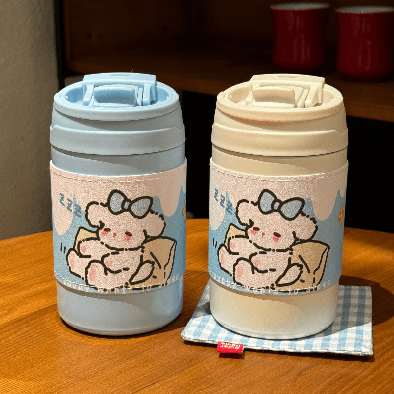 Miljøvennlig isolert kopp for varm/kald drikke, 500 ml. Slankt design for stilbevisste damer. [[lstfy-media:3]]