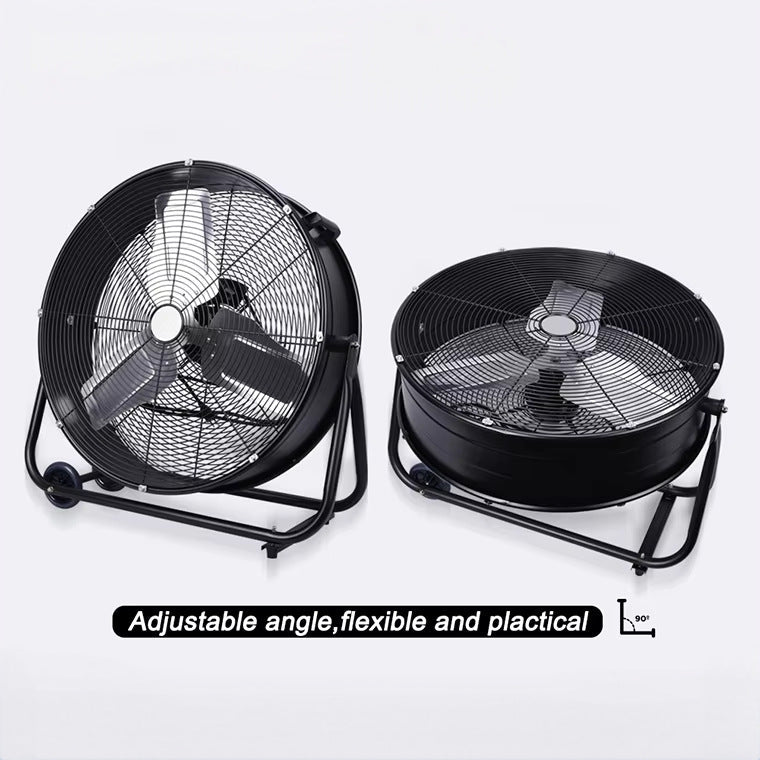 Kraftig industrivifte for verksted og lager, sikrer optimal kjøling og ventilasjon i kommersielle miljøer.