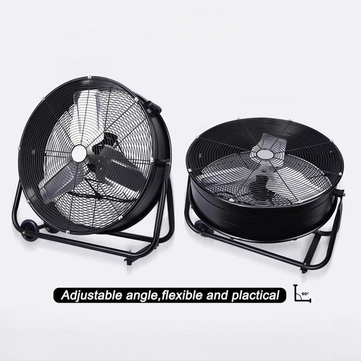 Kraftig industrivifte for verksted og lager, sikrer optimal kjøling og ventilasjon i kommersielle miljøer.