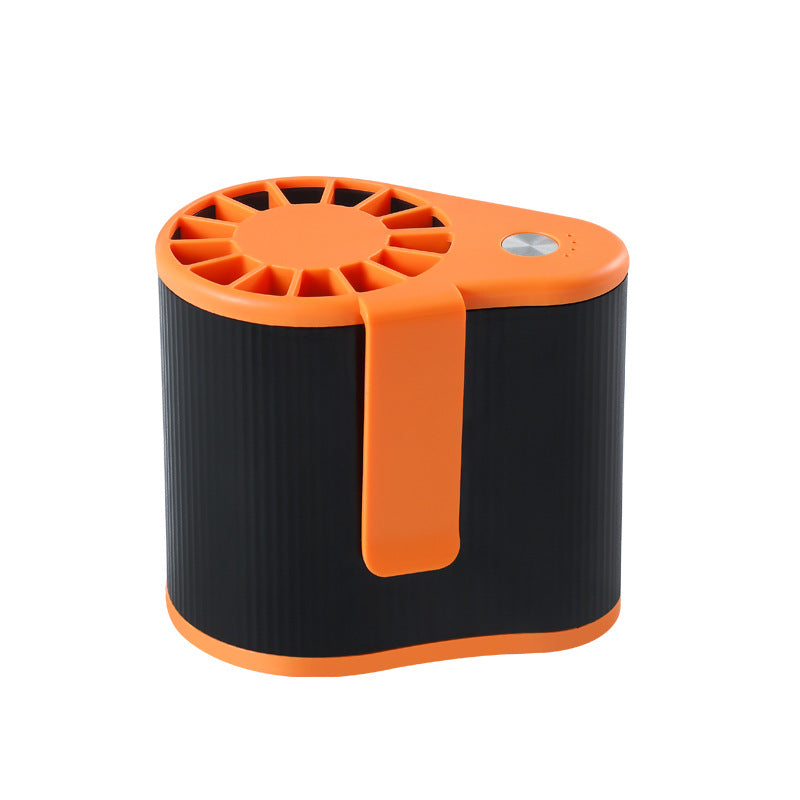 Bærbar mini luftrenser med HEPA-filter og USB-lading for frisk luft hjemme, kontor eller på reise. Liten og effektiv.