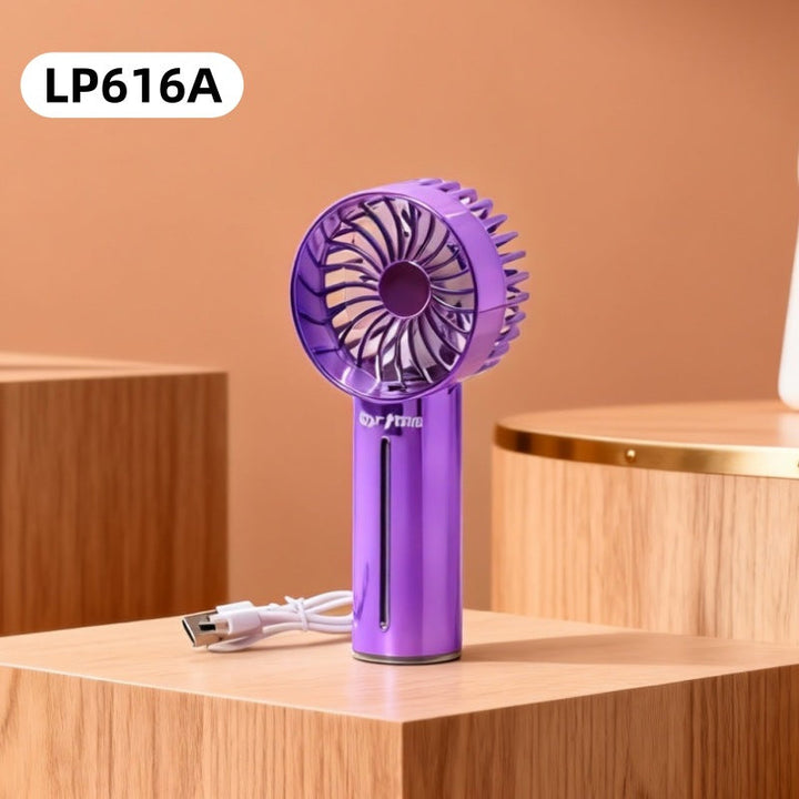 Unisex bærbar USB-vifte i elegant design, et allsidig reiseutstyr for varme dager.
