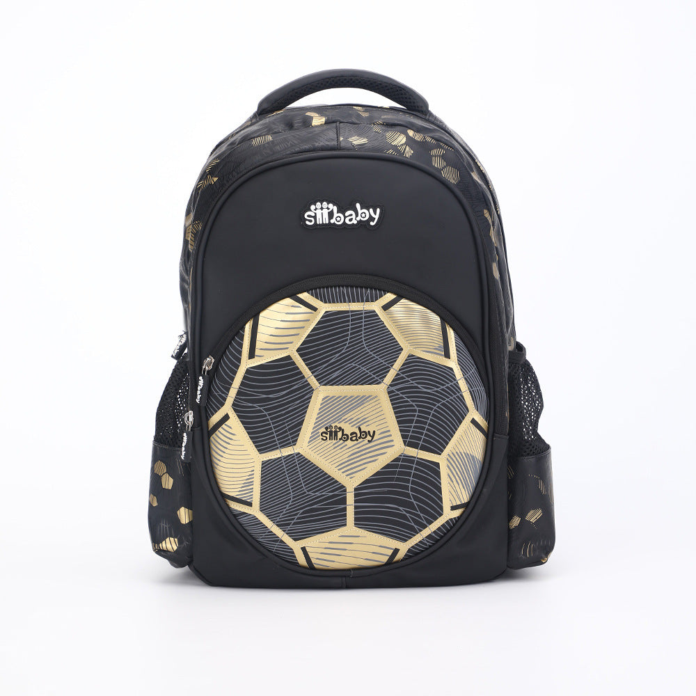 Slitesterk fotballryggsekk for barn, ideell som skolesekk og for fritid med plass til alt utstyr.