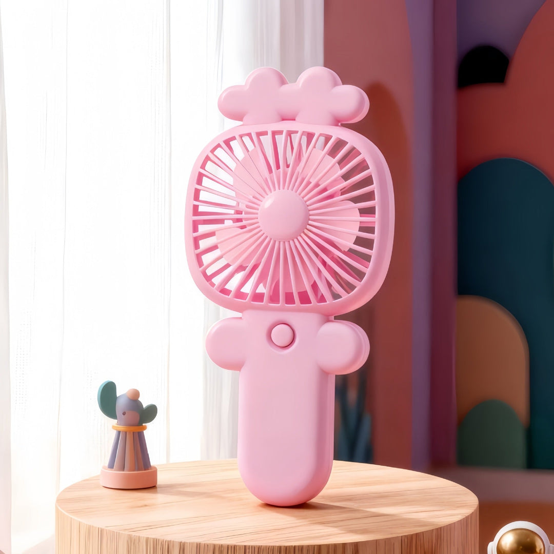 Modern stilfull håndvifte for kvinner og menn, essensiell sommergadget.