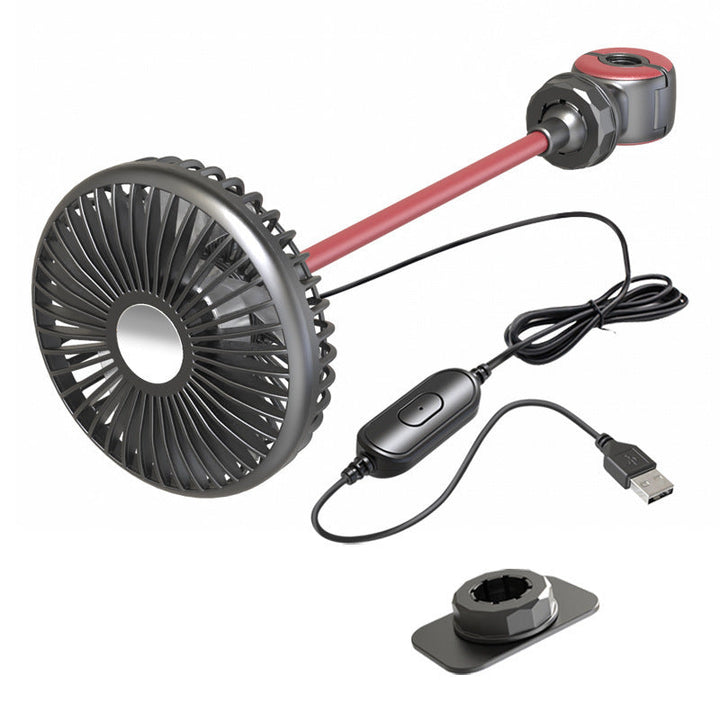 Kompakt og stilren USB-vifte for skrivebordet. Ideell personlig kjølevifte for hjem og kontorbruk.