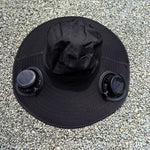 12 cm Ekstra bred kant Dobbelt rom Uni Svart