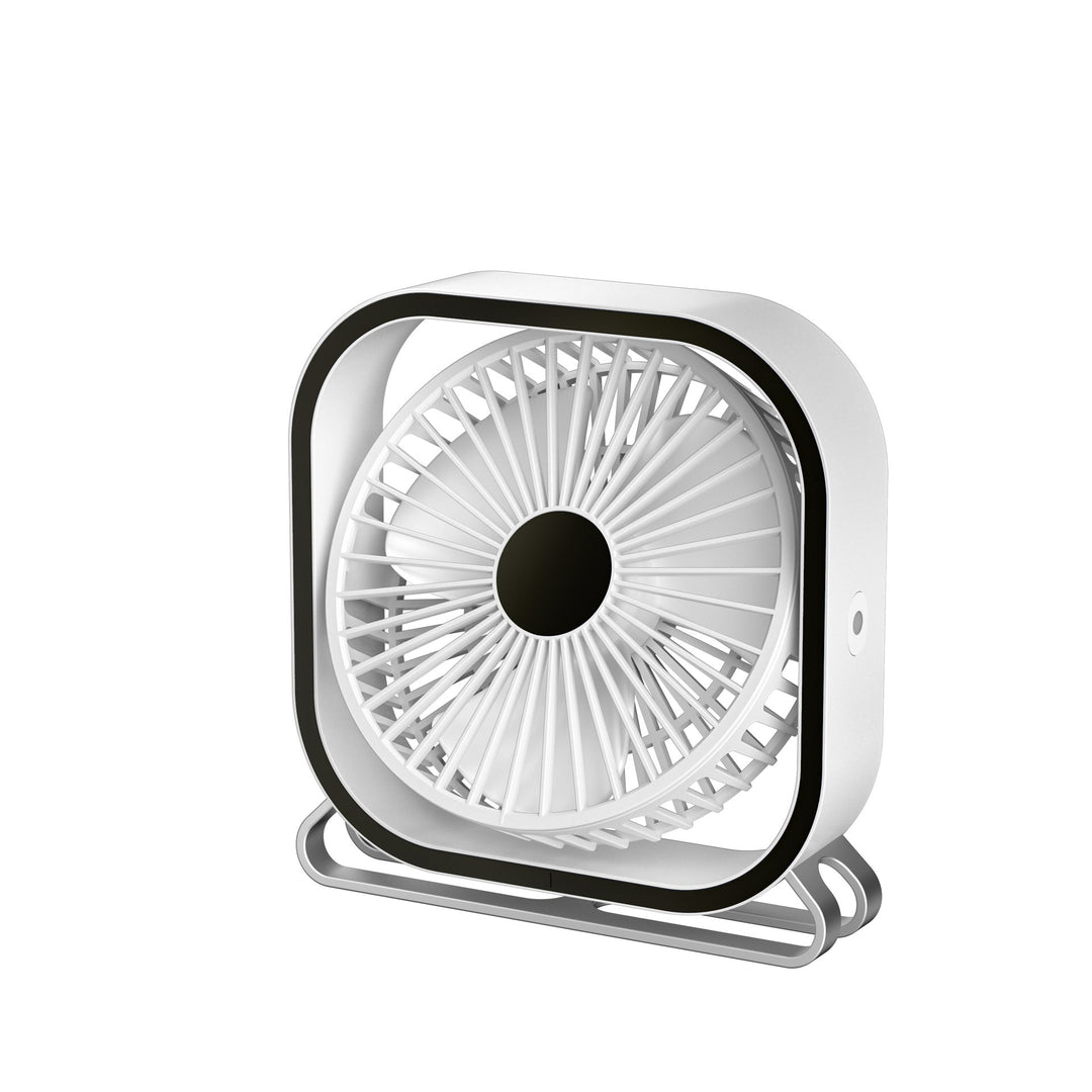 Elegant svart bordvifte, en stillegående skrivebordsventilator som gir effektiv kjøling for ditt kontor.