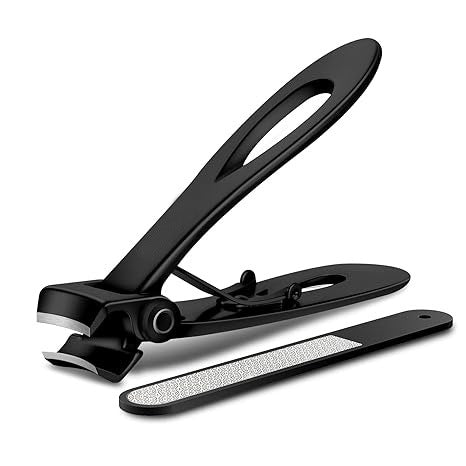 Ergonomisk metall negleklipper for enkel og presis klipping av tykke og sterke negler.