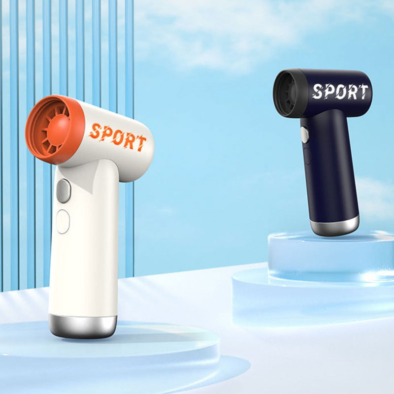 Bærbar sportsvifte for optimal kjøling under trening og utendørsaktiviteter. Oppladbar personlig vifte for sommerbruk.