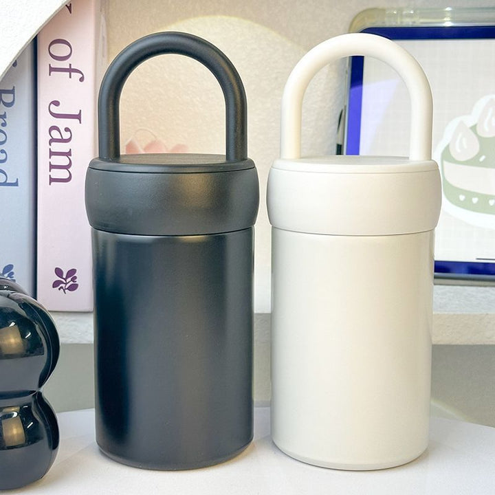 Allsidig 420 ml isolert drikkeflaske for dame. Lekkasjesikker, BPA-fri og bærbar for sport og reiser.