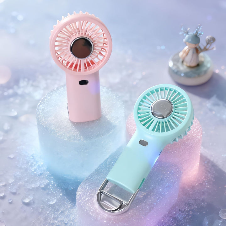 Stille mini USB-vifte med justerbar vinkel for skrivebordet, gir frisk luft på kontoret uten å forstyrre.