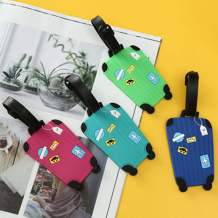 Unisex reisetilbehør: en robust bagasjelapp som sikrer din koffert på reisen.