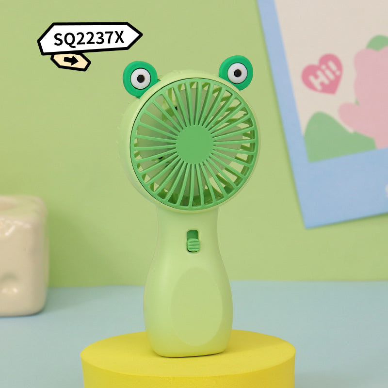 Søt bærbar vifte for sommeren. Håndvifte med hundedesign, et must-have kjøleprodukt for alle.