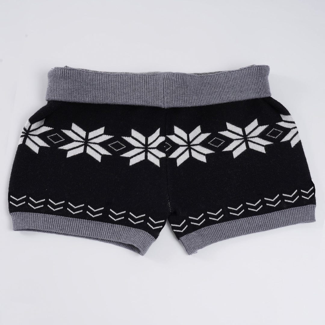 Behagelige dame fritidsbukser med vide ben og elastisk midje, prydet med diskrete striper.