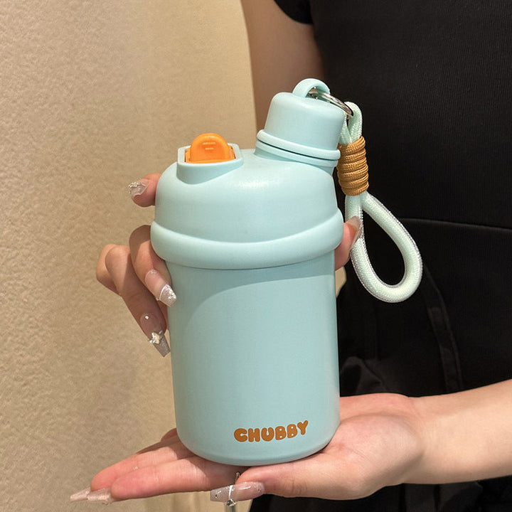 Dame drikkeflaske 420 ml, allsidig for sport, trening, reise og jobb. BPA-fri og lett å rengjøre.