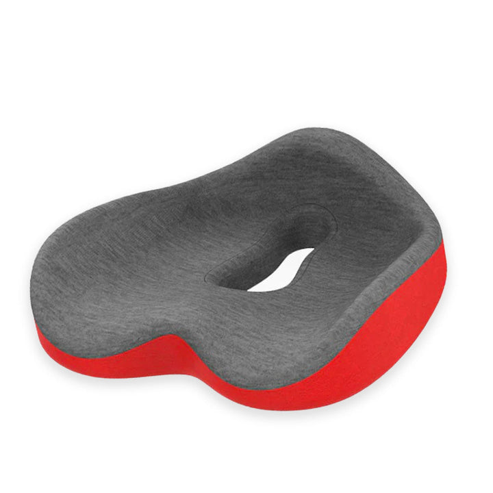 Ortopedisk sittepute for ergonomisk ryggstøtte og halebeinavlastning. Ideell for langvarig sitting.