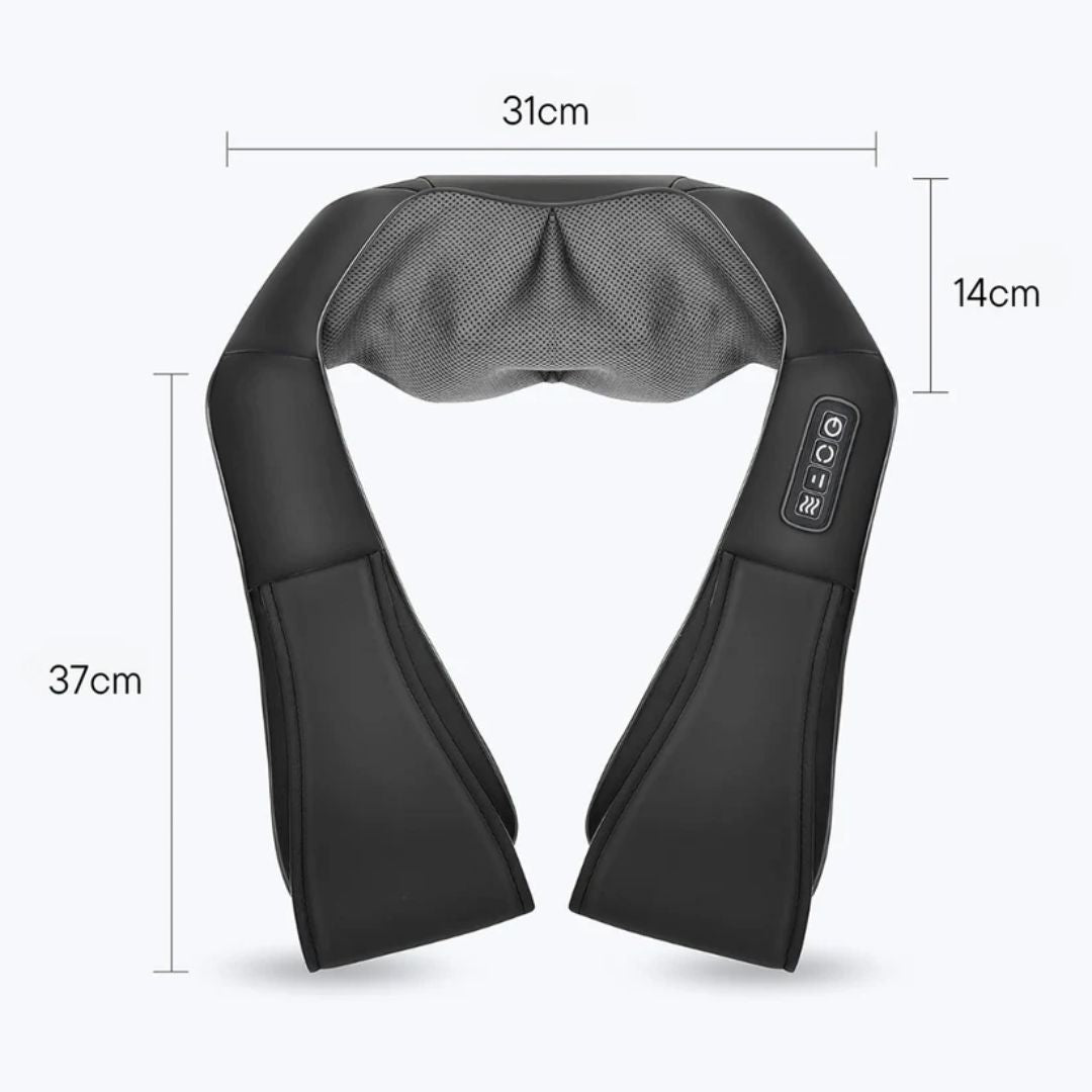 Shiatsu massasjeapparat med varmeterapi gir effektiv smertelindring og avslapning for nakke, skuldre og rygg.