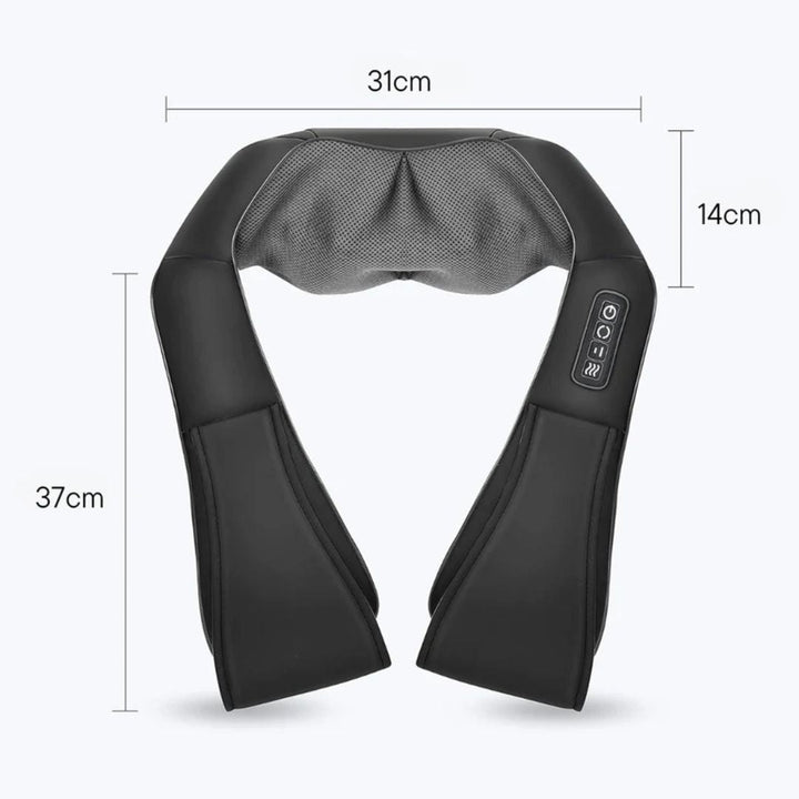 Shiatsu massasjeapparat med varmeterapi gir effektiv smertelindring og avslapning for nakke, skuldre og rygg.