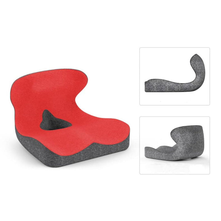 Myk og støttende memory foam ryggpute for kontorstol, gir langvarig komfort og avlastning.