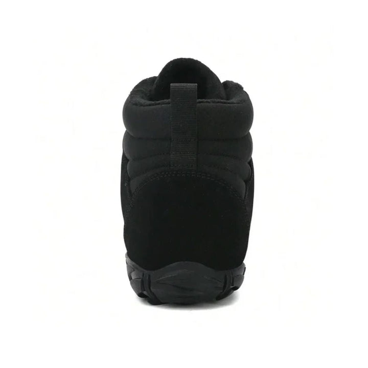 Lette og komfortable unisex barfotsko for vinter, varmt fôr og sklisikker såle. Godt grep.