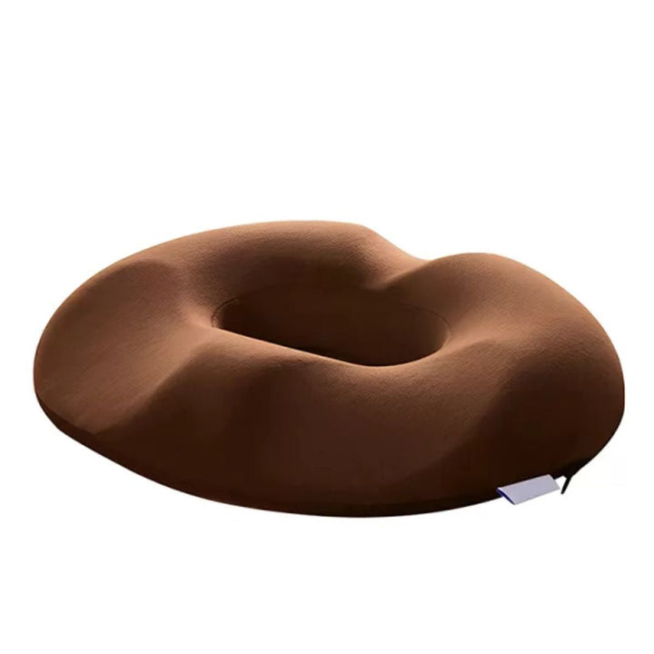 Allsidig memory foam donutpute for bedre sittekomfort i rullestol, kontor eller hjemme.