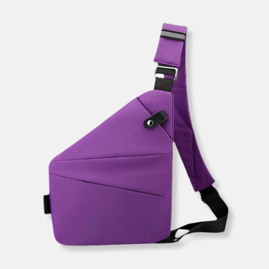 Robust og sikker crossbody veske for aktive dager, holder dine eiendeler trygge.