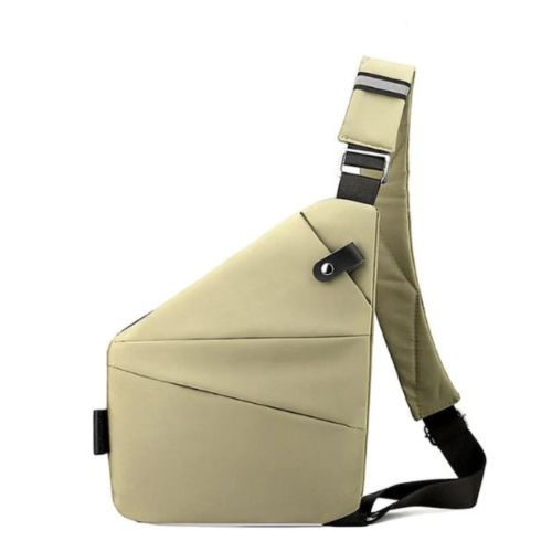 Ergonomisk unisex skulderveske med justerbar stropp for komfortabel pendling.