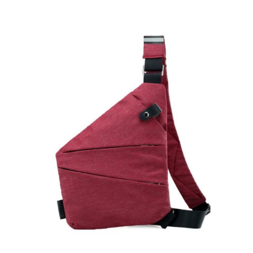 Vanntett unisex skulderveske, beskytter innholdet mot regn under pendling.