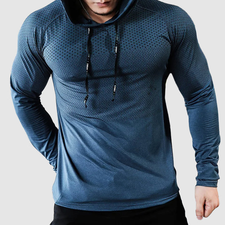 Komfortabel unisex MuscleFit hettegenser. Perfekt treningsklær, fukttransporterende for gym og fritid.